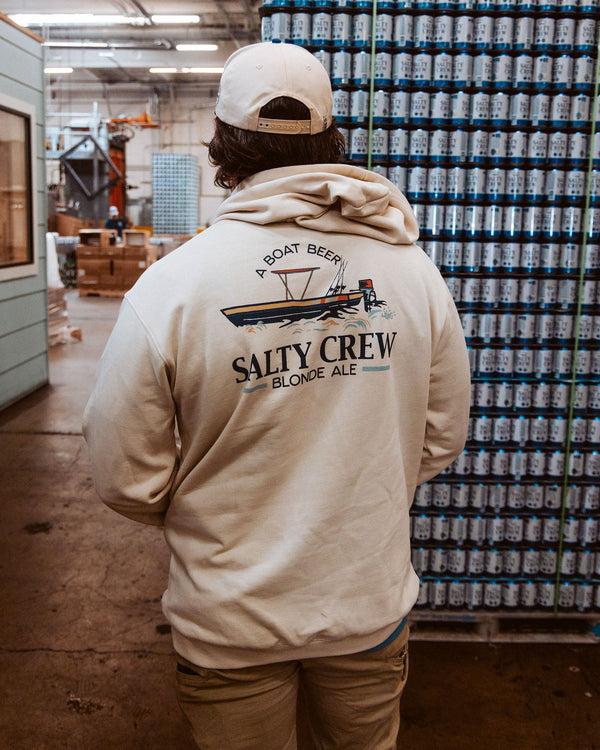 Salty Crew Salty Brew Fleece Hoodie - Bone