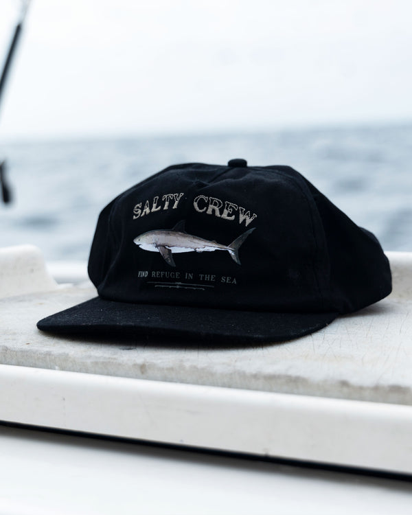 Salty Crew Seawater Snapback - Black