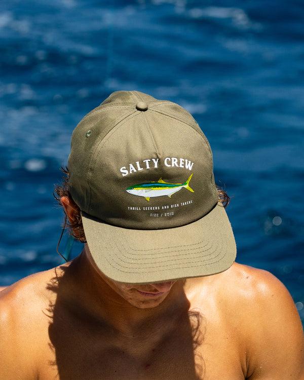Salty Crew Seawater Snapback - Olive