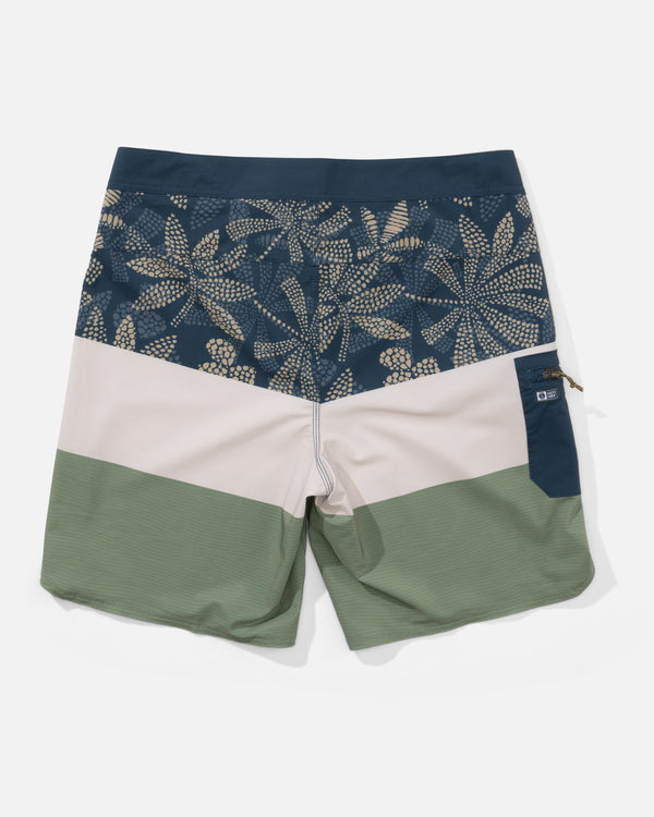 Salty Crew Session Blocked - Oil Green