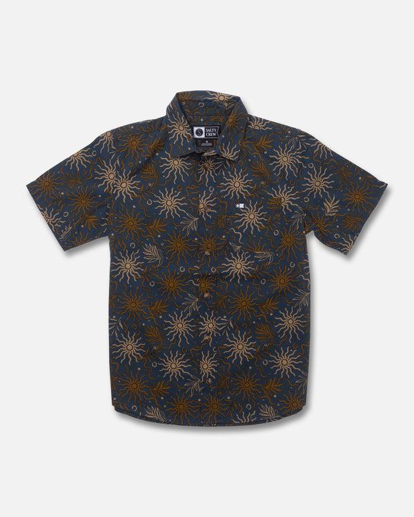 salty crew Session Button Up - Midnight Navy