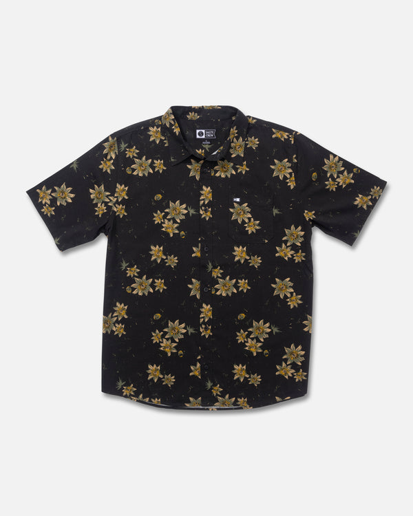 salty crew Session Button Up - Phantom
