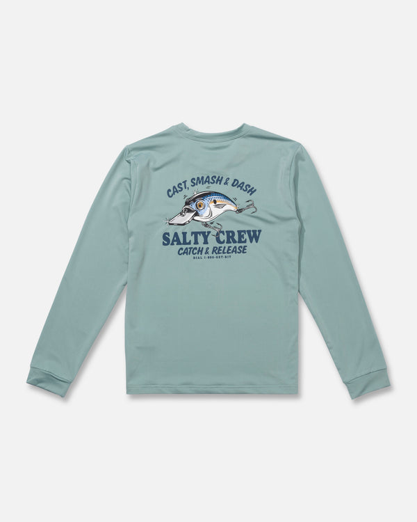 salty crew Short Bill Boys Sunshirt - Mackerel