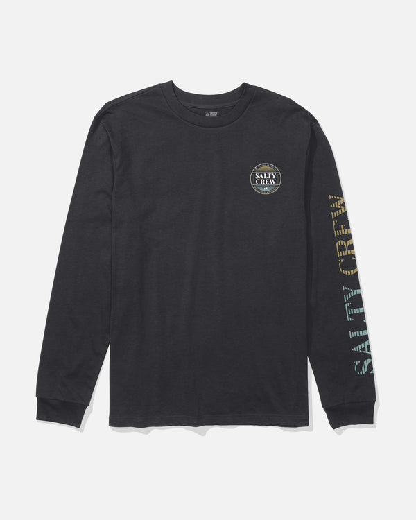 Salty Crew Simple Fade Long Sleeve Tee - Black