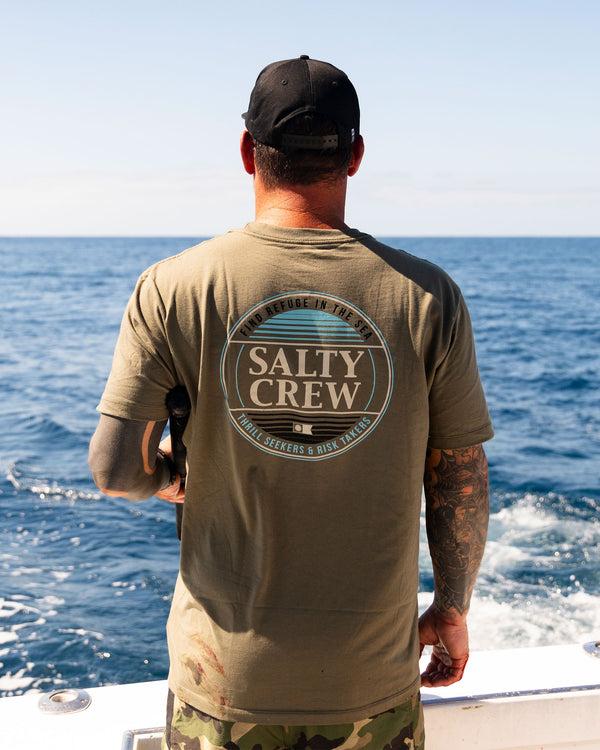 Salty Crew Simple Fade Tee - Dusty Olive