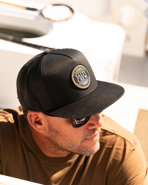 Salty Crew Simple Fade Trucker - Black