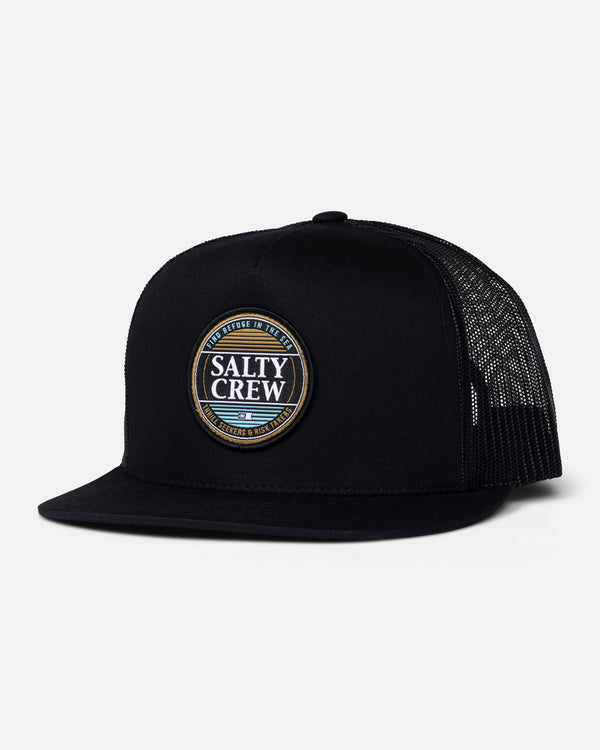 salty crew Simple Fade Trucker - Black