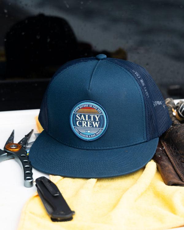 Salty Crew Simple Fade Trucker - Navy