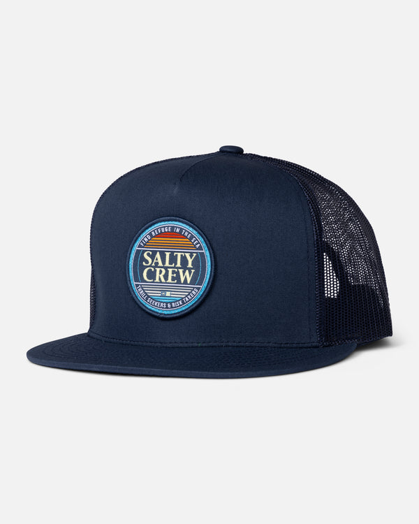 salty crew Simple Fade Trucker - Navy