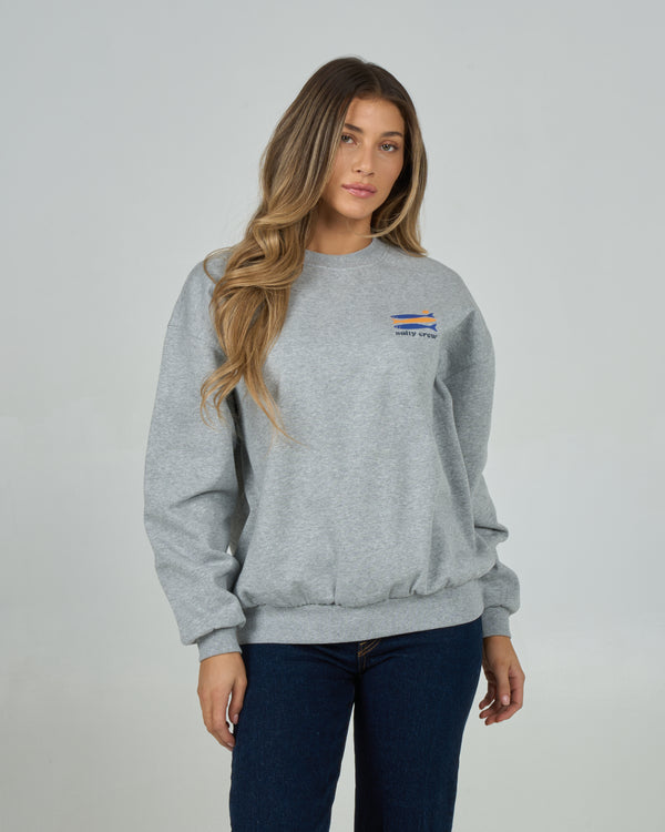 Salty Crew Small Bite Crew - Athletic Heather