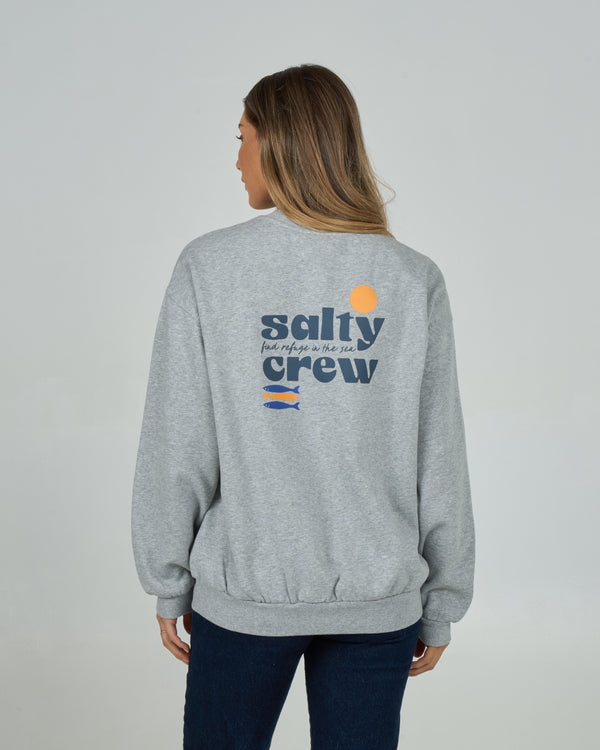 Salty Crew Small Bite Crew - Athletic Heather