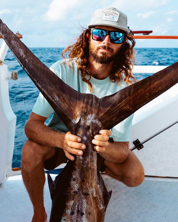 Salty Crew Snag It 5 Panel Hat - Marine