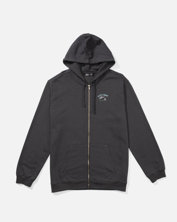 Salty Crew Snag It Zip Fleece Hoodie - Charcoal