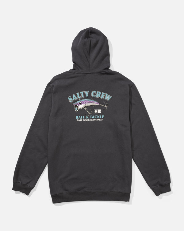 salty crew Snag It Zip Fleece Hoodie - Charcoal