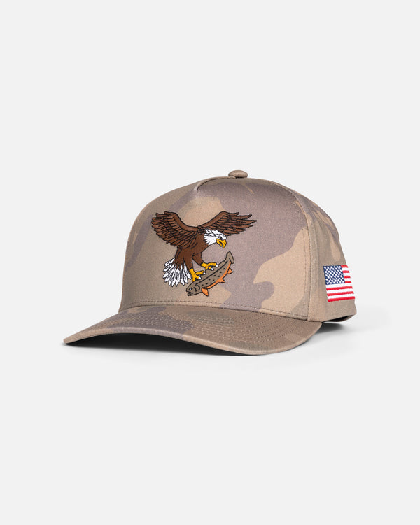 salty crew Soarin Snapback Hat - Camo