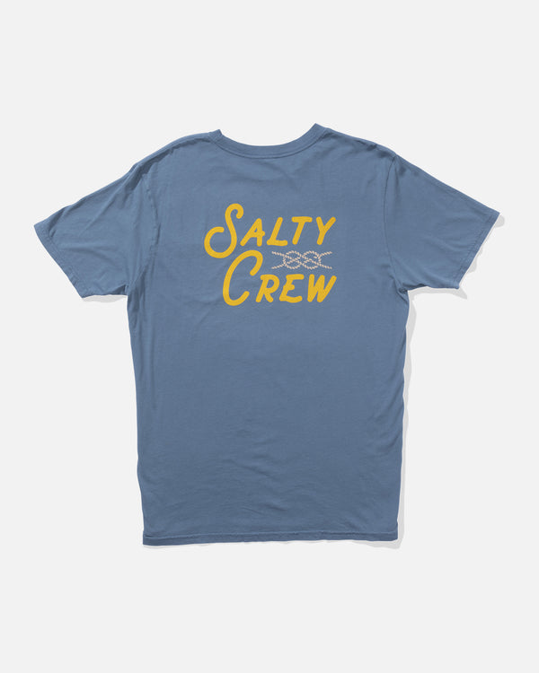 salty crew Splice Vintage Pocket Tee - Slate