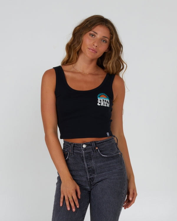 Salty Crew Sundown Tank - Black