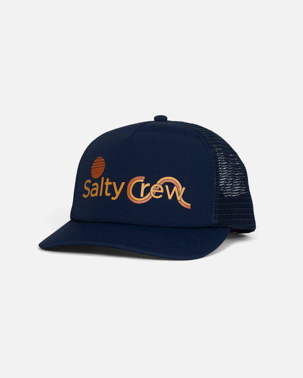salty crew Sunny Foamy Trucker Hat - Navy
