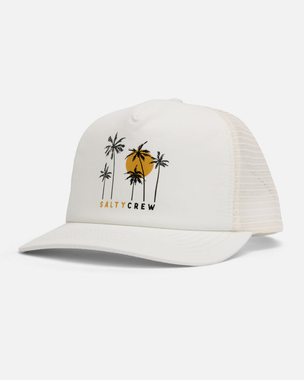 salty crew Sunny Foamy Trucker Hat - Off White