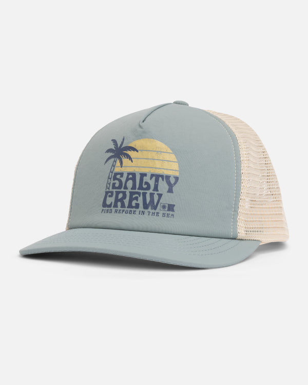 salty crew Sunny Foamy Trucker Hat - Stormy Grey
