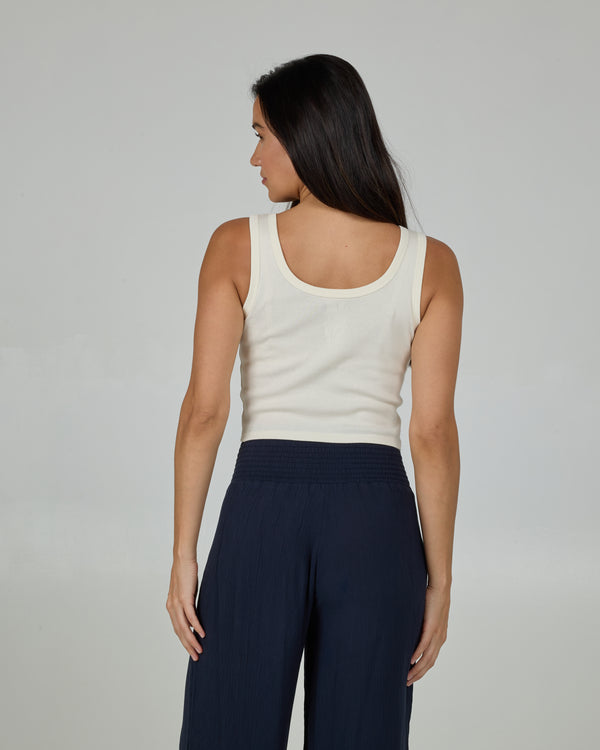 Salty Crew Sunrise Tank - Off White