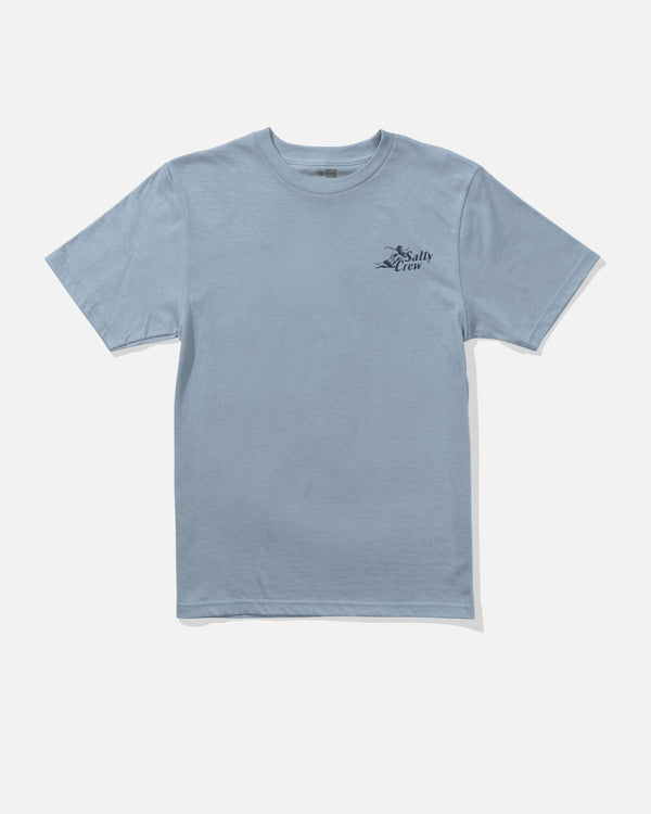 Salty Crew Surf Camp Boys Tee - Blue Fog