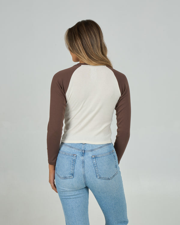 Salty Crew Surf Club Long Sleeve - Espresso