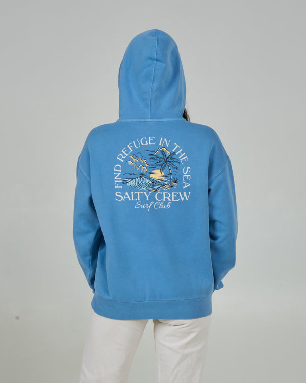 salty crew Surf Club Zip Hoodie - Marine Blue