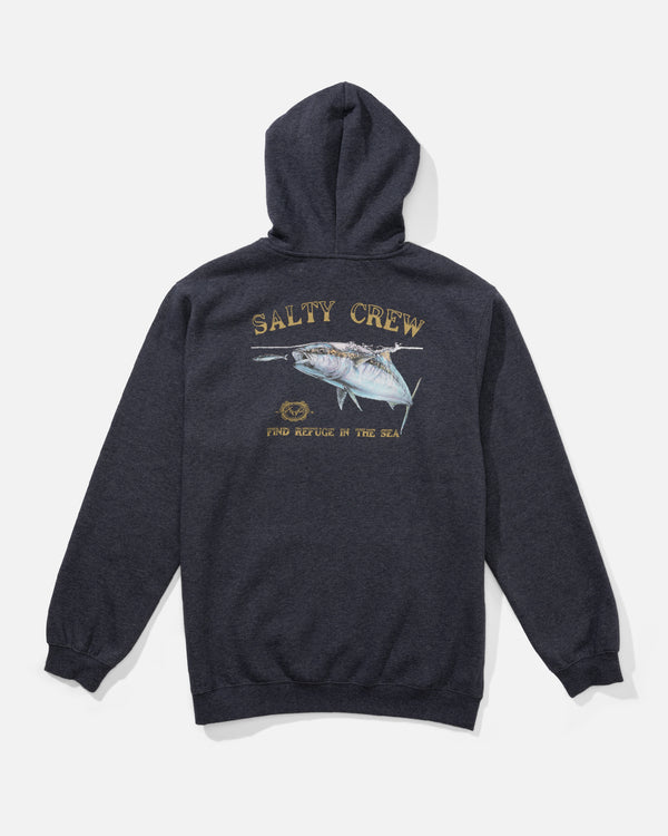 salty crew Surface Fleece Hoodie - Navy Heather