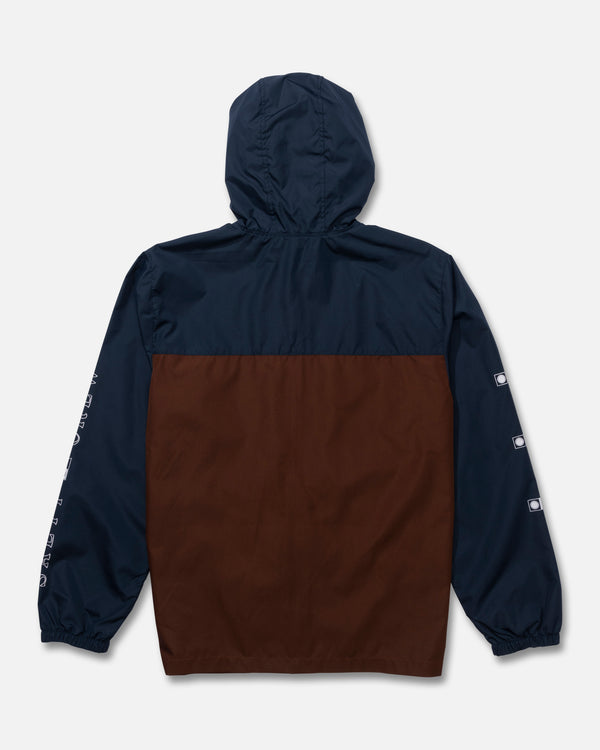 Salty Crew Surface Windbreaker Jacket - Friar Brown