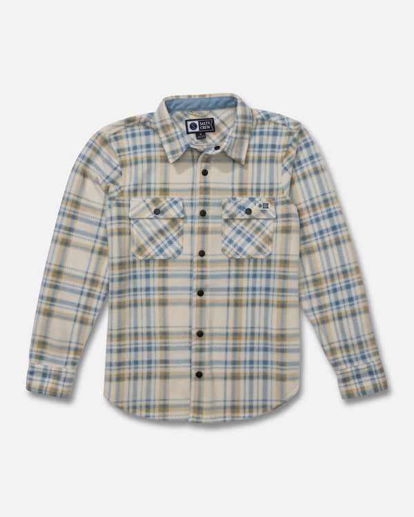 salty crew Swellter Boys Polar Shirt - Birch