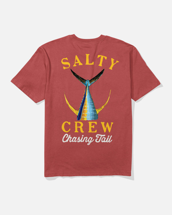 salty crew Tailed Classic Tee - Washed Red