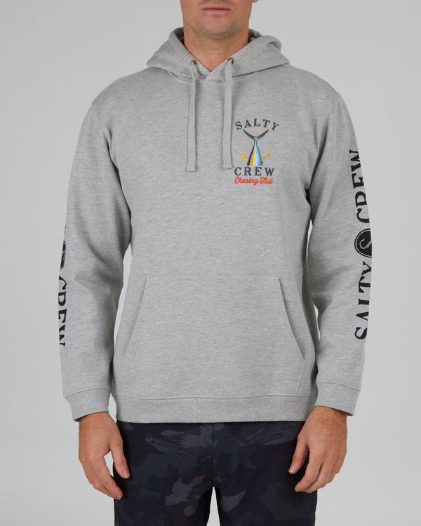 Salty Crew Tailed Fleece Hoodie - Grey Heather