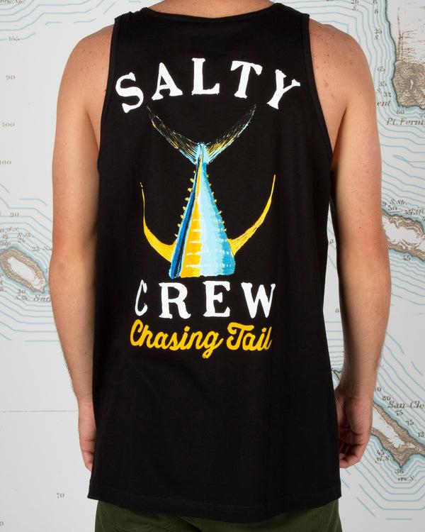 salty crew Tailed Tank - Black