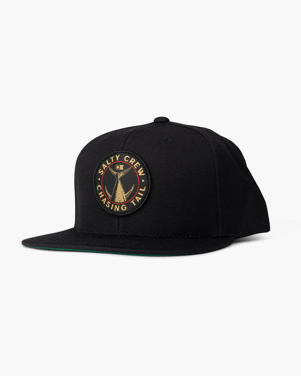 salty crew Tailgate 6 Panel Hat - Black