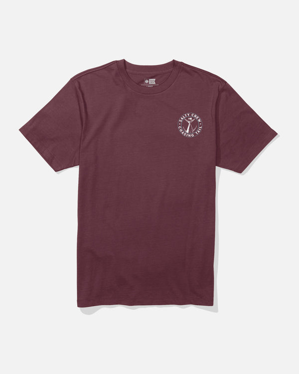 Salty Crew Tailgate Tee - Burgundy