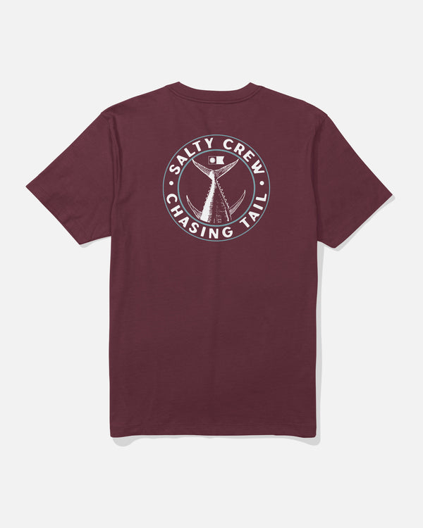 salty crew Tailgate Tee - Burgundy