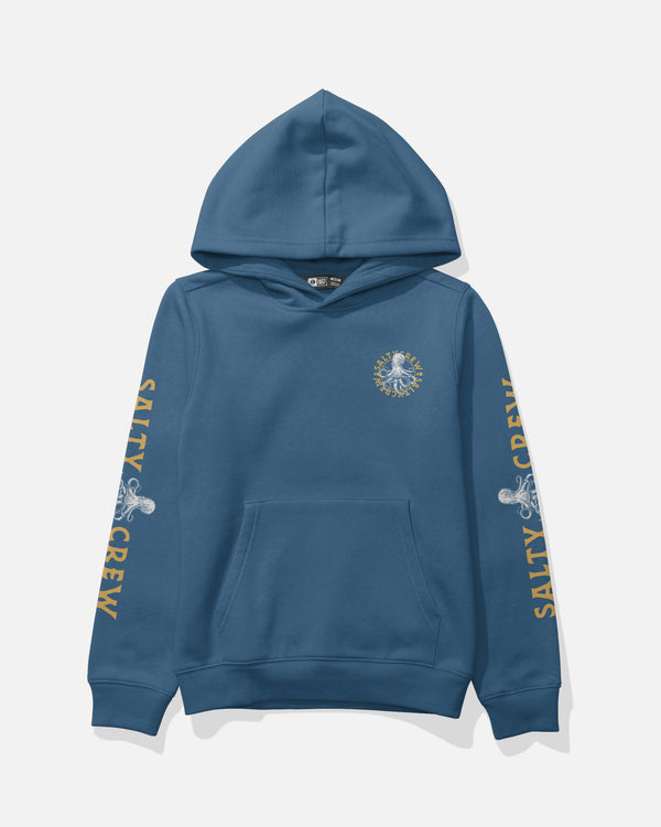 Salty Crew Tentacles Boys Fleece - Cast Blue
