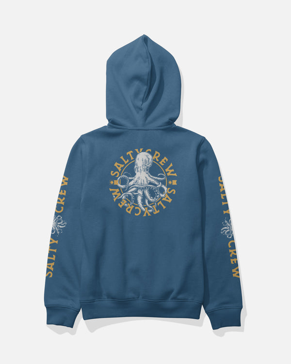 salty crew Tentacles Boys Fleece - Cast Blue