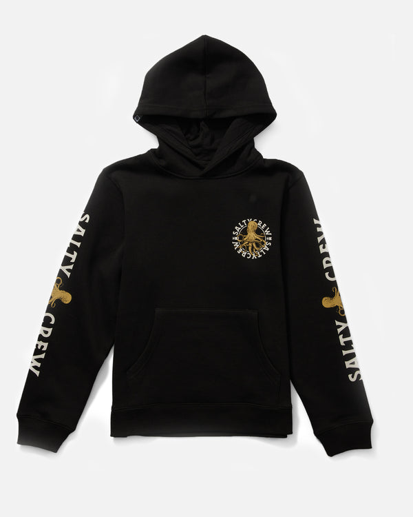 Salty Crew Tentacles Boys Fleece Hoodie - Black