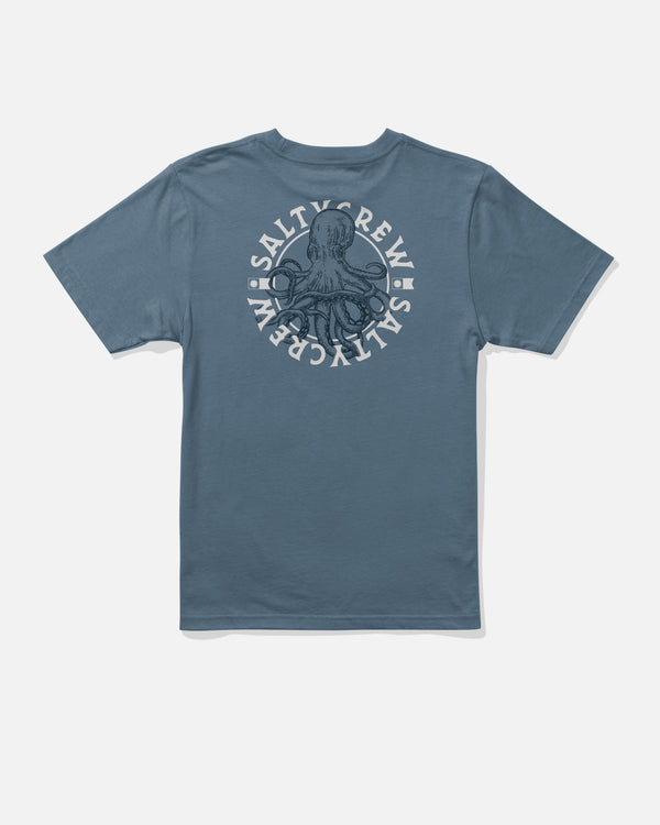 salty crew Tentacles Boys Tee - Slate
