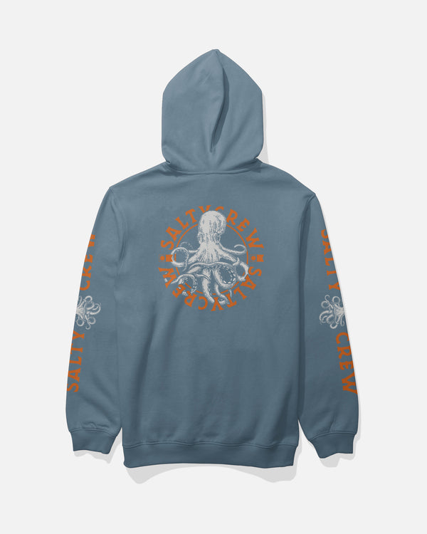 salty crew Tentacles Fleece Hoodie - Slate