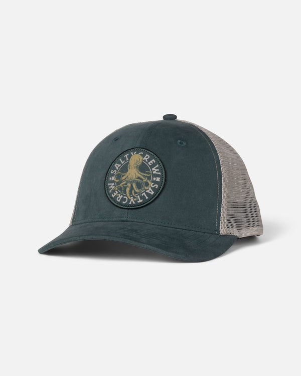 salty crew Tentacles Retro Trucker - Dark Hydro