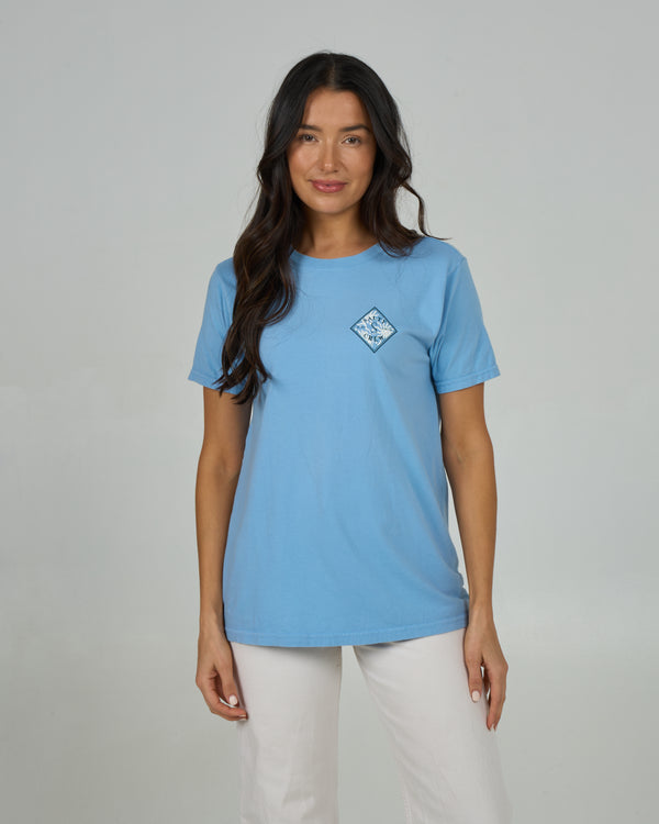 Salty Crew Tippet Fill Boyfriend Tee - Marine Blue