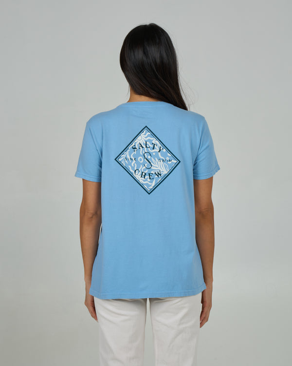 salty crew Tippet Fill Boyfriend Tee - Marine Blue