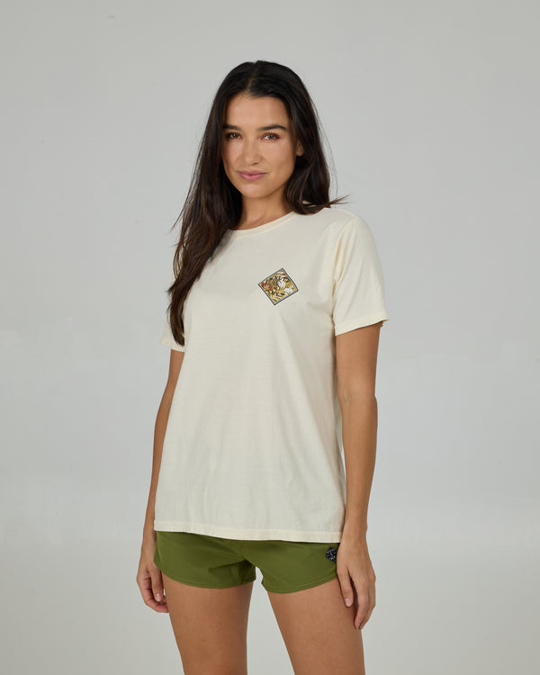 Salty Crew Tippet Fill Boyfriend Tee - Off White