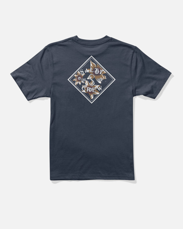 salty crew Tippet Fill Boys Tee - Navy