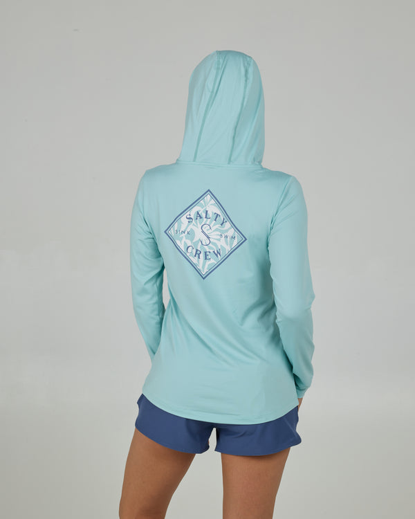 Salty Crew Tippet Fill Sunshirt Hoodie - Oasis