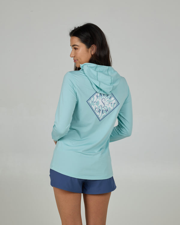 salty crew Tippet Fill Sunshirt Hoodie - Oasis