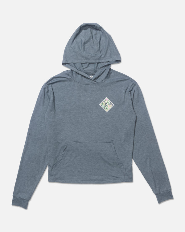 Salty Crew Tippet Fill Tech Hoodie - Fin Blue